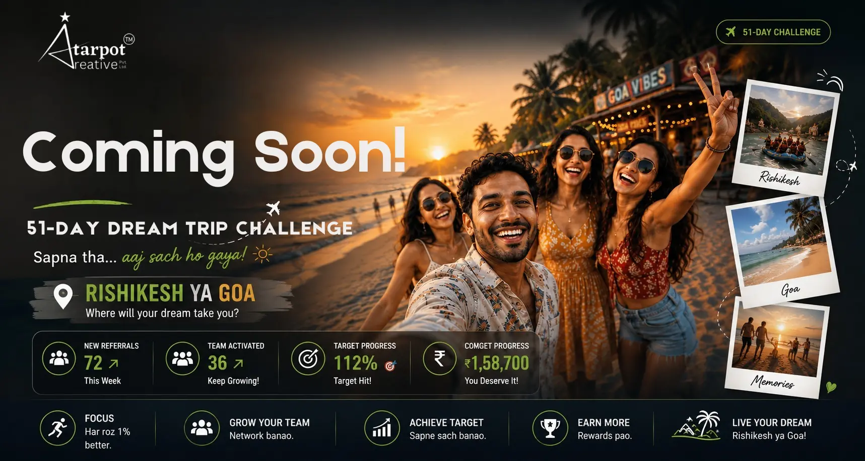 Coming Soon - 51 Day Dream Trip Challenge